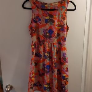 Flirty Sleeveless Floral Dress